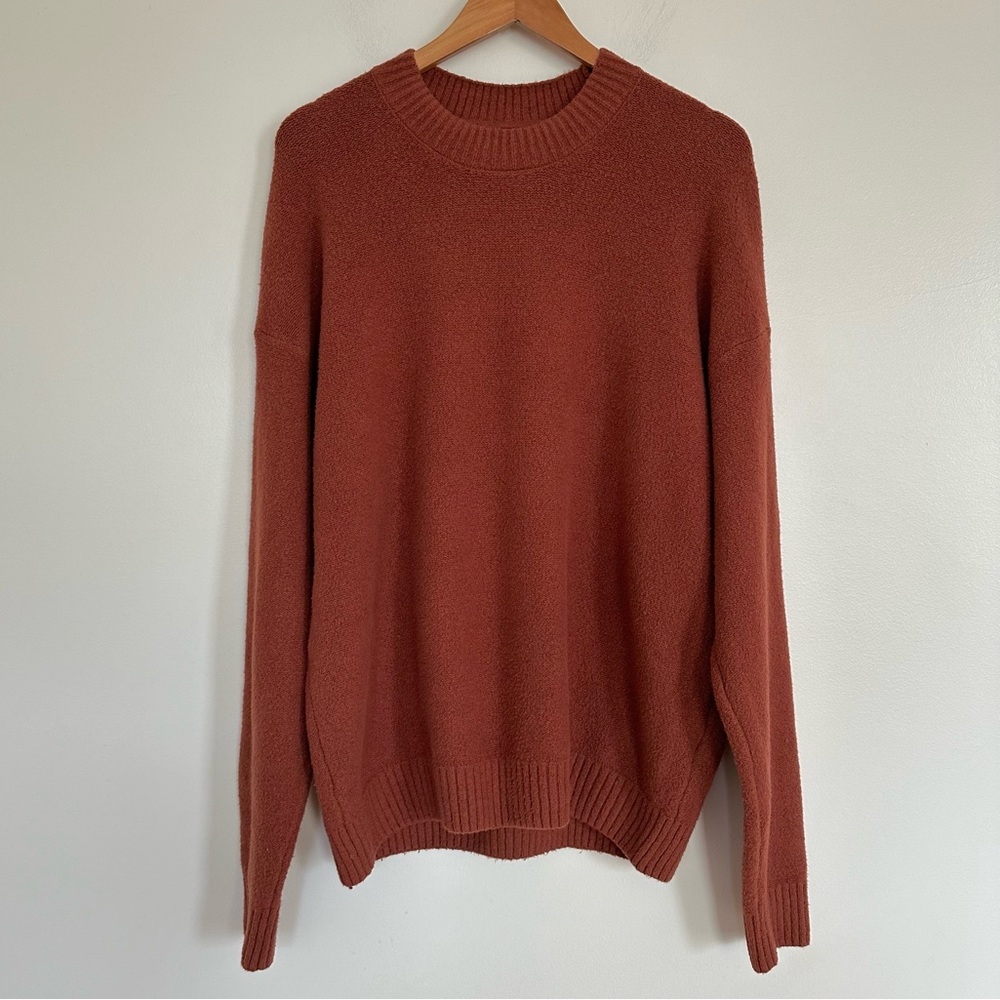 Abercrombie Oversized Knit Crewneck Sweater Size Small